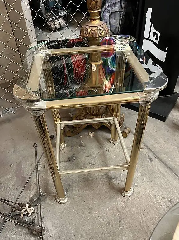 Messingtisch 39x39x59cm