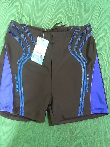 Badehose Herren. Ca. M. Schwarz-blau, neu