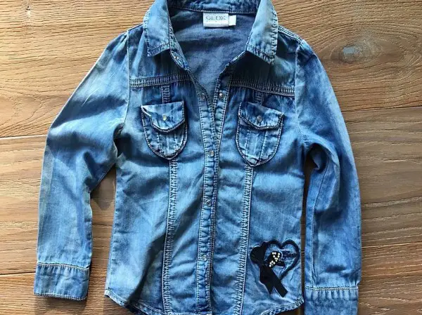 Edle Geox jeansbluse - grösse 92 (3 jahre)