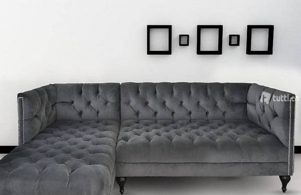  SOFA STOFF TEXTIL DESIGNER GARNITUR STOFFSOFA COUCHEN NO.12