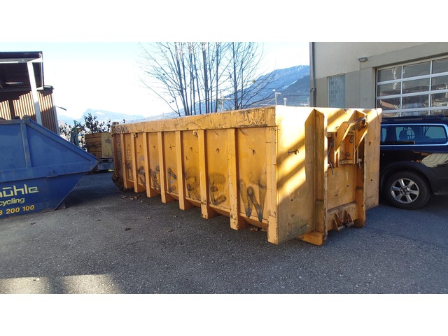 Abrollcontainer 20 m3 Gelb, Abrollcontainer / Mulden