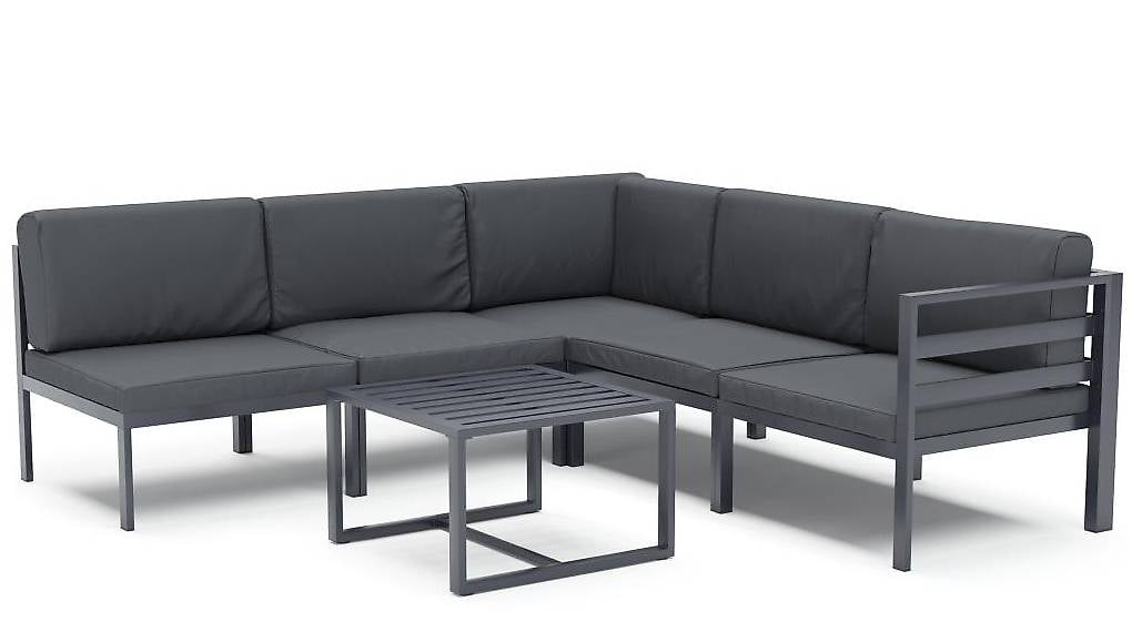 Lounge SAMBIA 6-teilig anthrazit