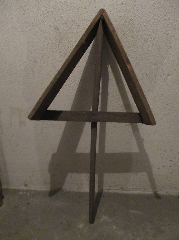 Holz-Kreuz Grabkreuz um 1910 Grufti Deko Friedhof Rarität