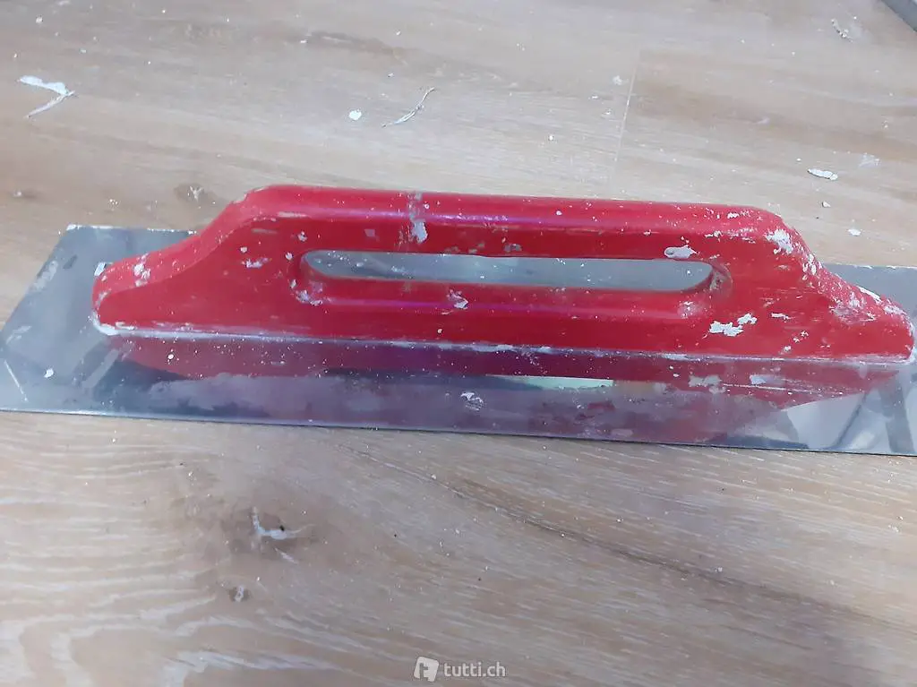 Traufel 38cm Kelle Spachtel schweizer Aufzieher Glätkelle