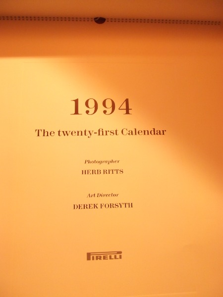 Original Pirellikalender 1994