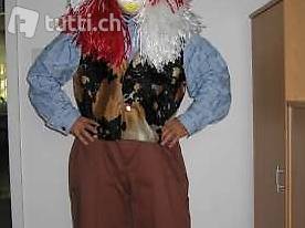 Waggis-Larve mit Kostüm (Senn)