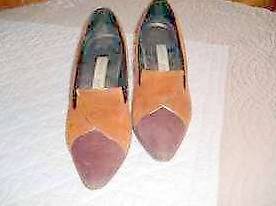 Chaussures en daim brun à talons pointure 40 et demi