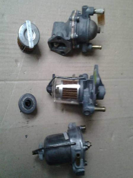 pompes et filtres à essence