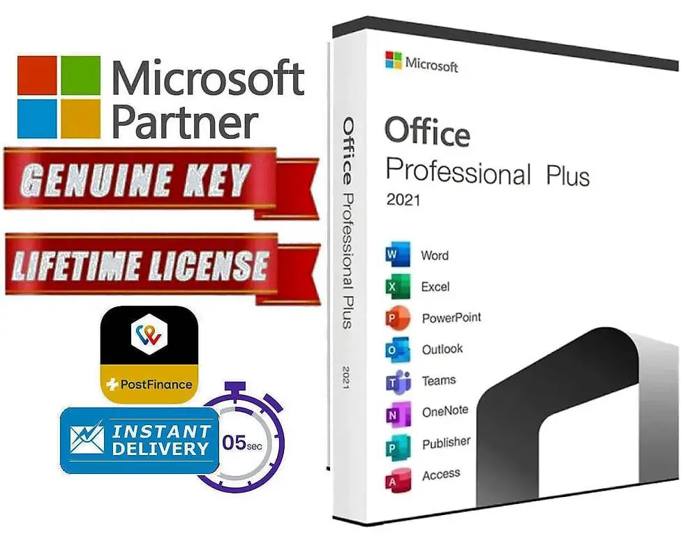 Microsoft Office 2021 Professional Plus | Retail ESD DEUTSCH