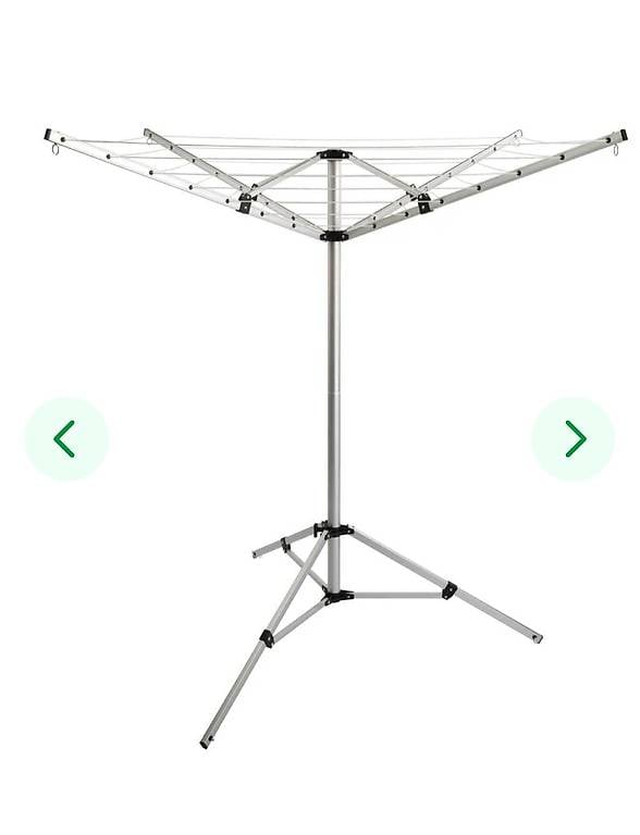 Wäschespinne mit Stativ und Tasche