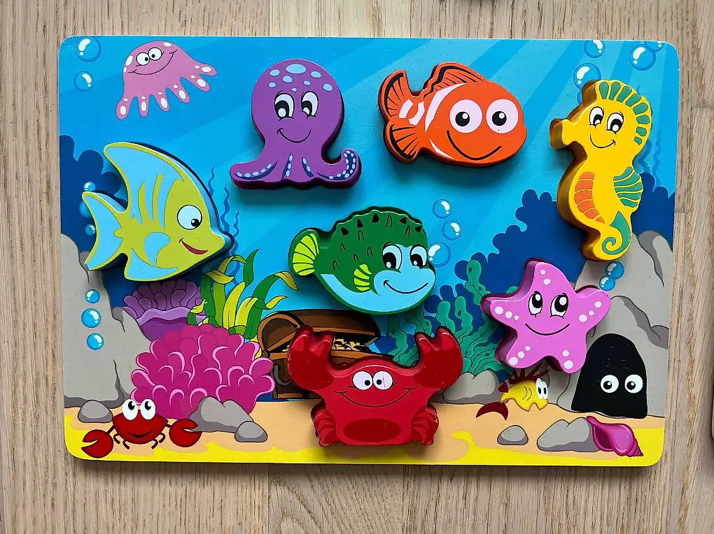 Geschicklichkeitsspiel Holz ab 1 Jahr