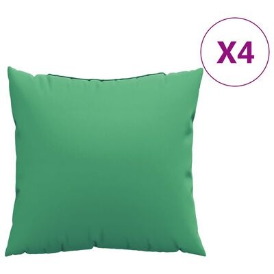  vidaXL Sofakissen 4 Stk. Grün 50x50 cm SKU:360386