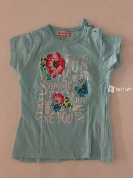 Oberteil hellblau Grösse 9-12 Mte