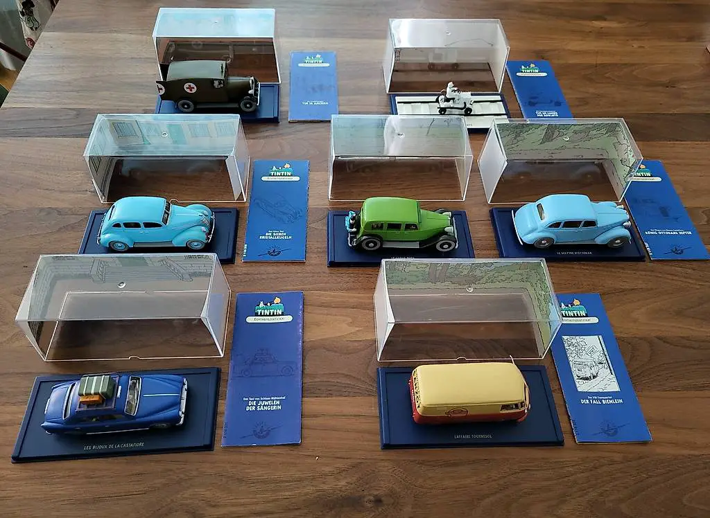 Tim & Struppi Auto Sammlerstücke