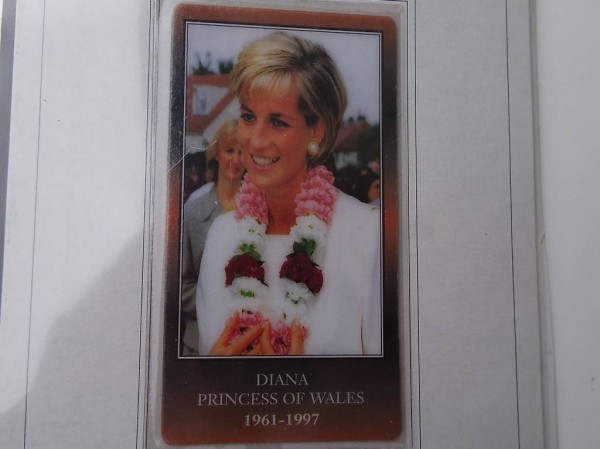 Taxcard mit Lady Diana