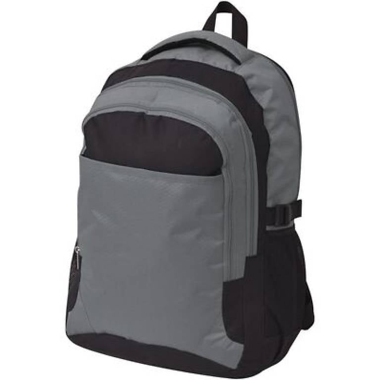 Schulrucksack 40 L Schwarz und Grau 283673
