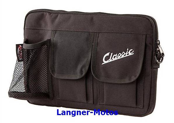 Vespa Handschuhfach Tasche Nylon schwarz GTS GT LX ET4 PX