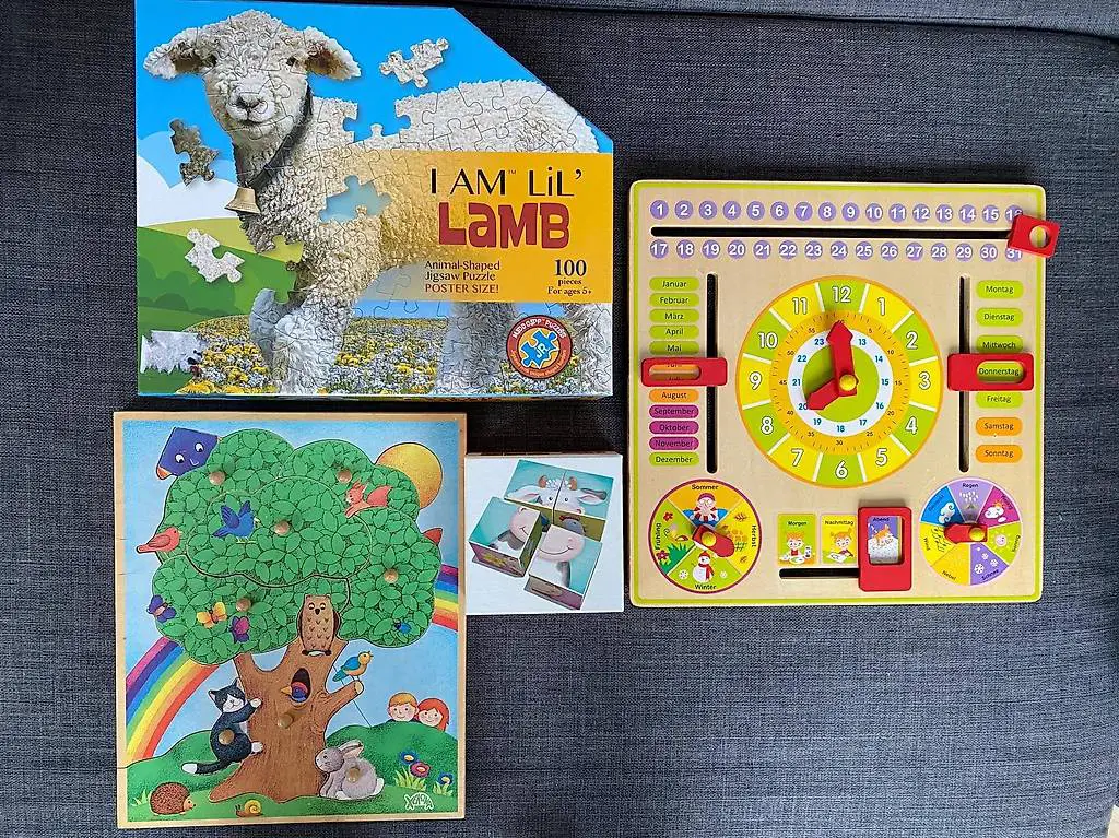 Puzzle, Lerntafel Kalender