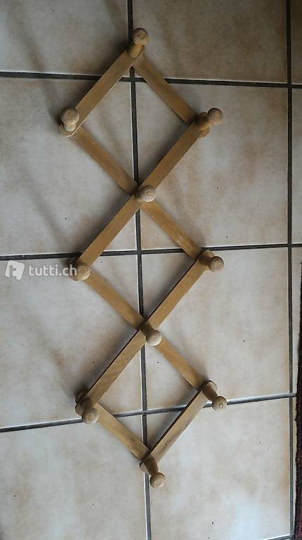 Appendiabiti per decupage pieghevole