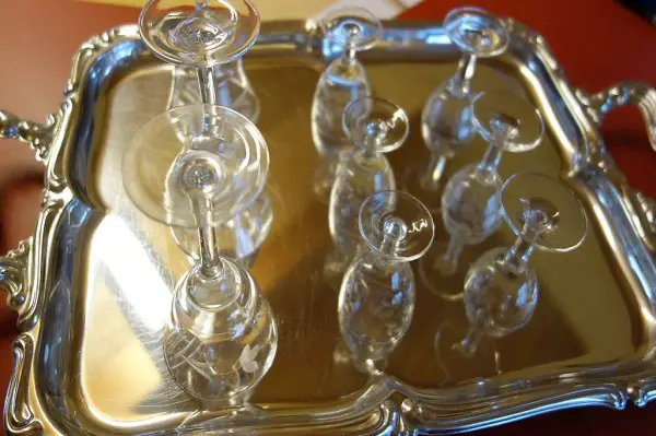 Gläser, Glas, antik, vintage