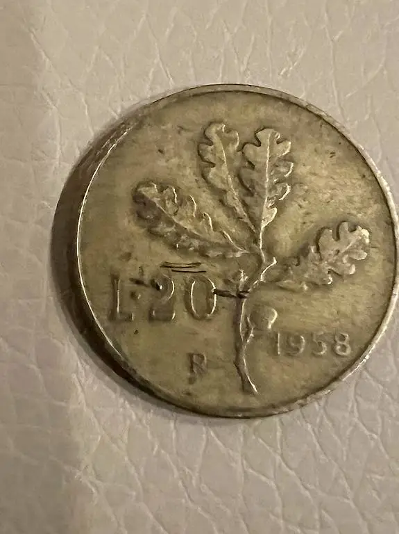 20 Lira Italia 1958 R