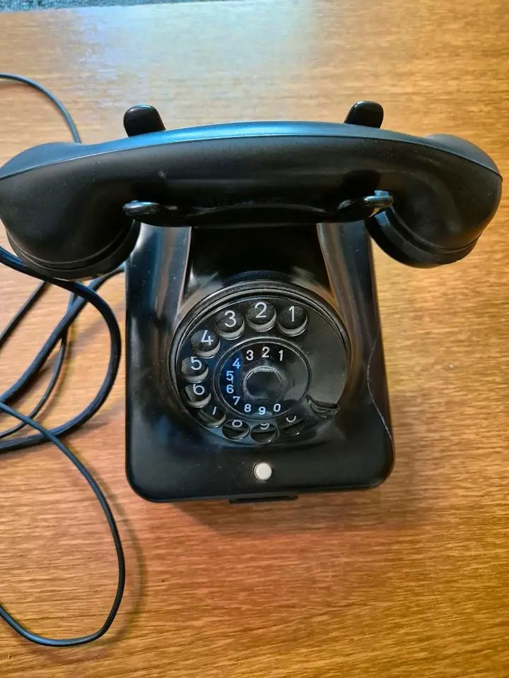 DeTeWe Wählscheibentelefon Retro Vintage