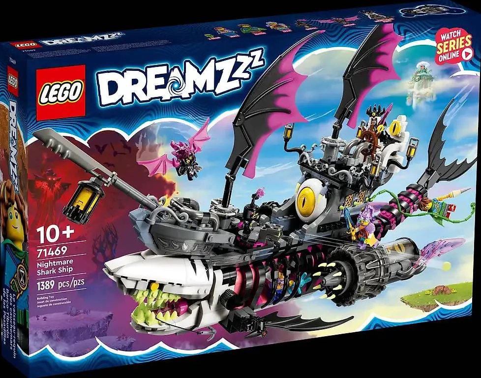 Neue LEGO® DREAMZzz? Albtraum-Haischiff (71469) OVP