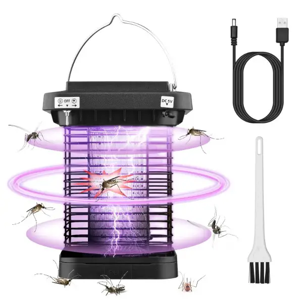 Outdoor Solarbetriebene Bug Killer Zapper mit LED-Licht
