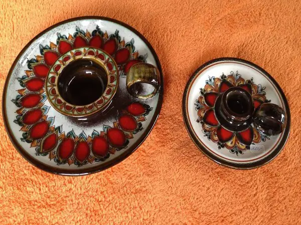 Kerzenhalter aus Keramik gross und klein