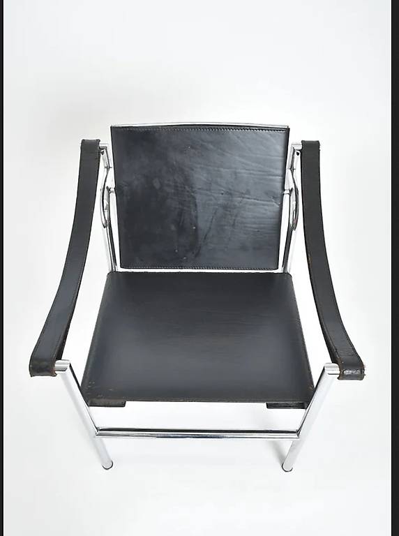 Le Corbusier LC1 Sessel CassinaStahlrohr Designklassiker