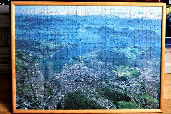Puzzle Bild "Luzern von Oben"