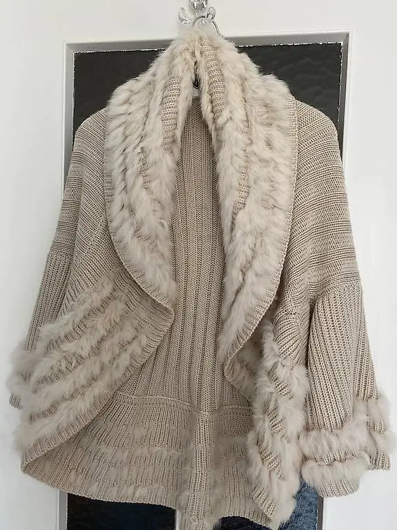 Strickbolero Gr.XL/L hellbeige