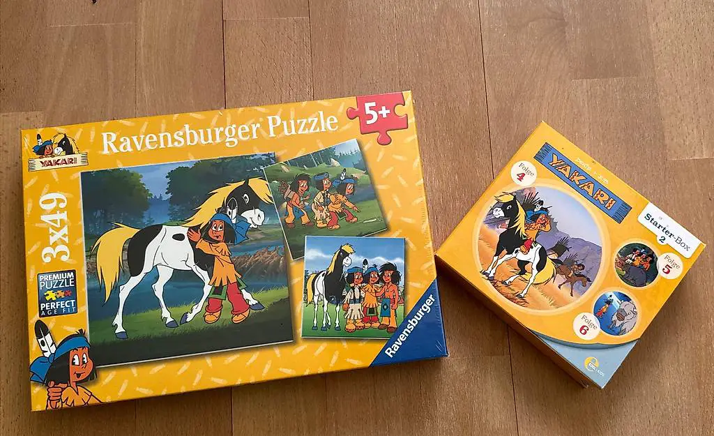 Yakari Puzzle und CD Starter Box