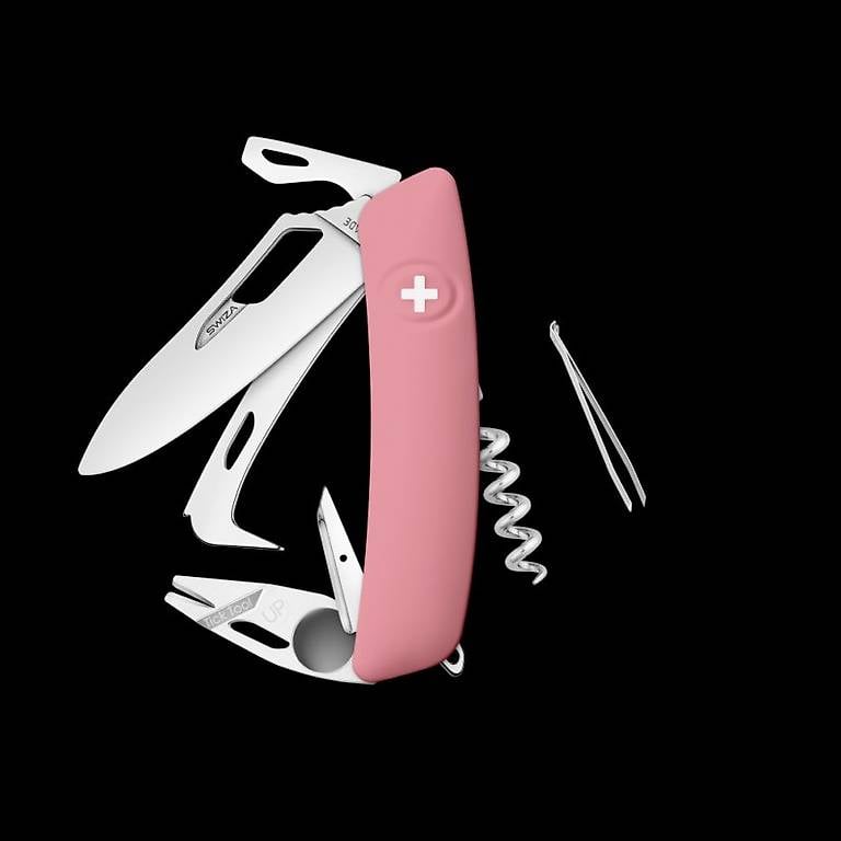 Top Taschenmesser ROSA mit Hufausräumer und Zeckenentferner