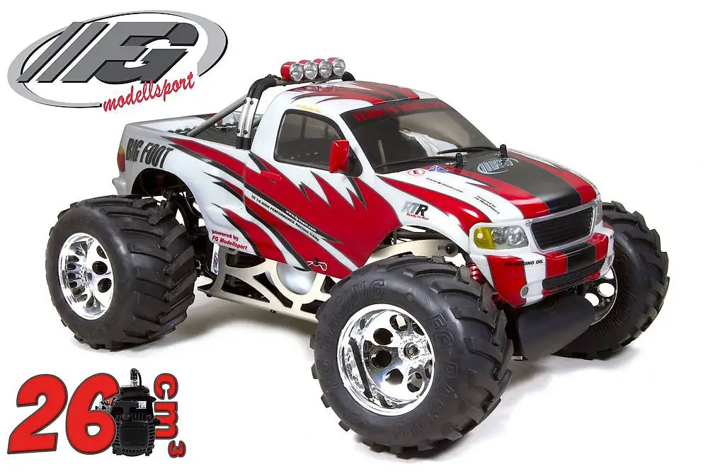 FG Monster Truck WB535 mit weisser Karosserie .. RTR ..