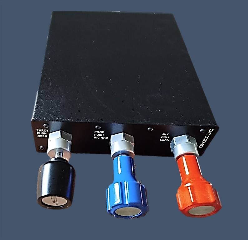 Flugsimulator Throttle/Prop/Mix TPM V3RNIO von Virtual-Fly