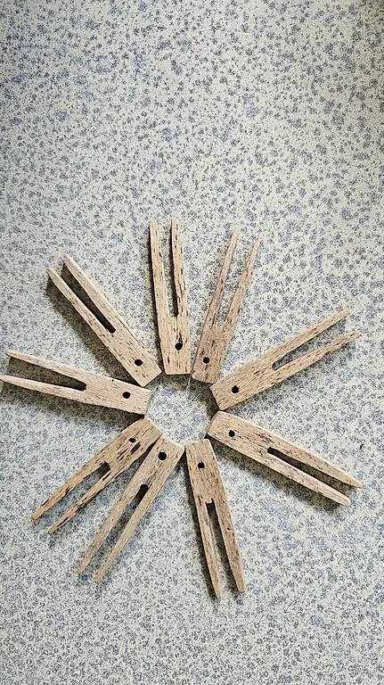 Wäscheklammern Holz