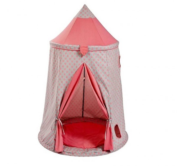  Spielzelt rosa mit Bodenmatte