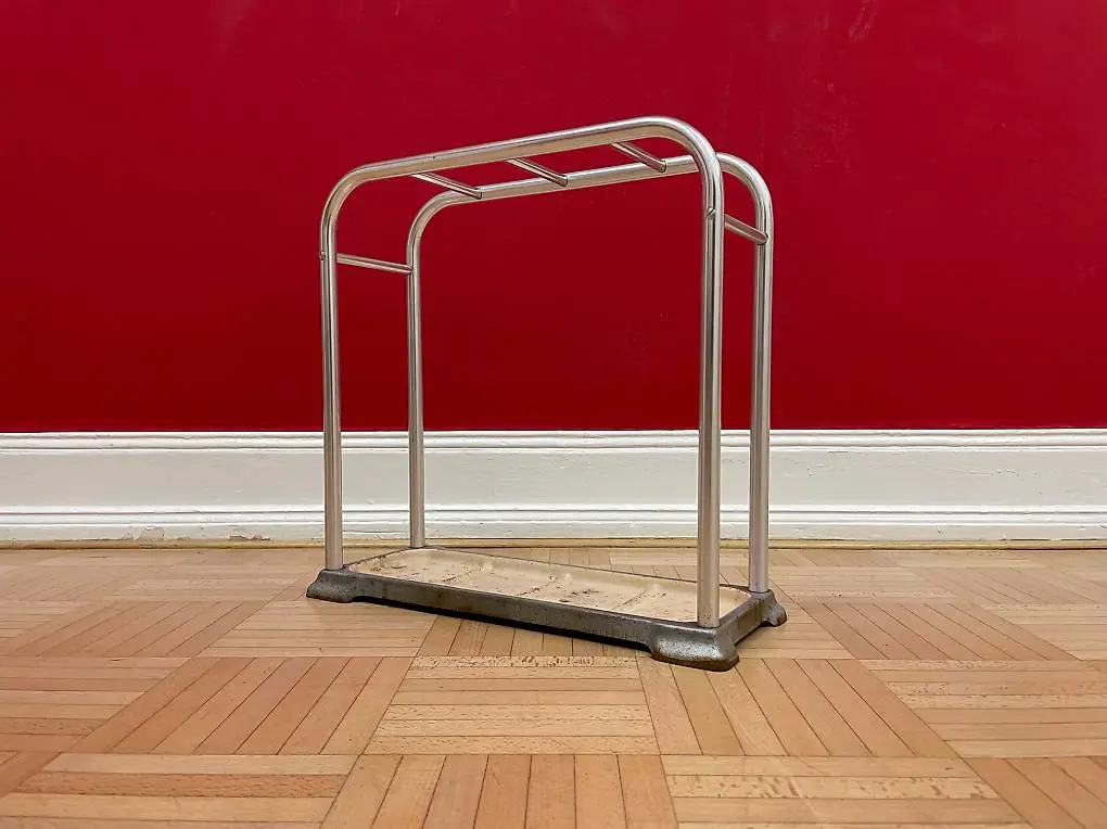Bauhaus Design Schirmständer Gusseisen Schirmhalter vintage
