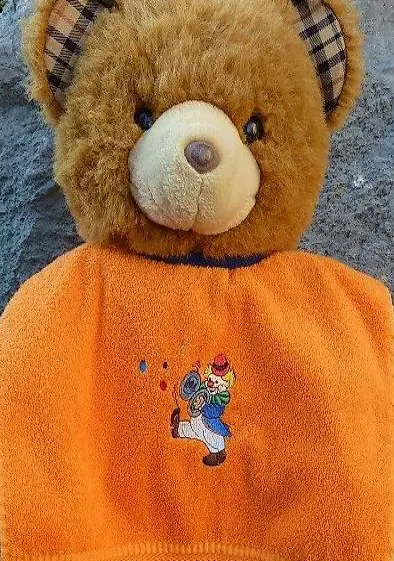 Lätzli bestickt, Clown 2