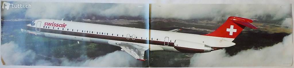 Swissair. McDonnell Douglas DC-9-81 + Lockheed Orion.1981.