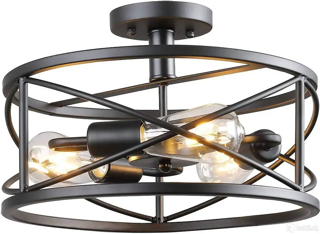  Deckenleuchte Vintage Industrie Kronleuchter