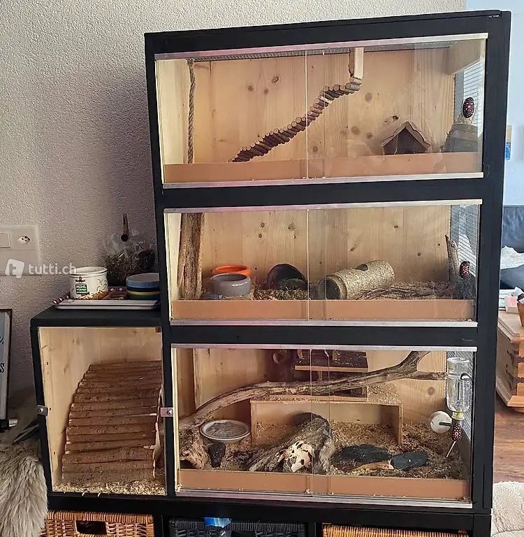 Kleintierstall, Möbel für Mäuse- und Hamsterhaltung