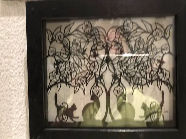 Scherenschnitt signiert