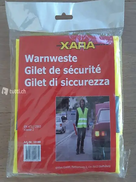 Warnweste XARA - EN471/2003 Klasse 2 - für Erwachsene