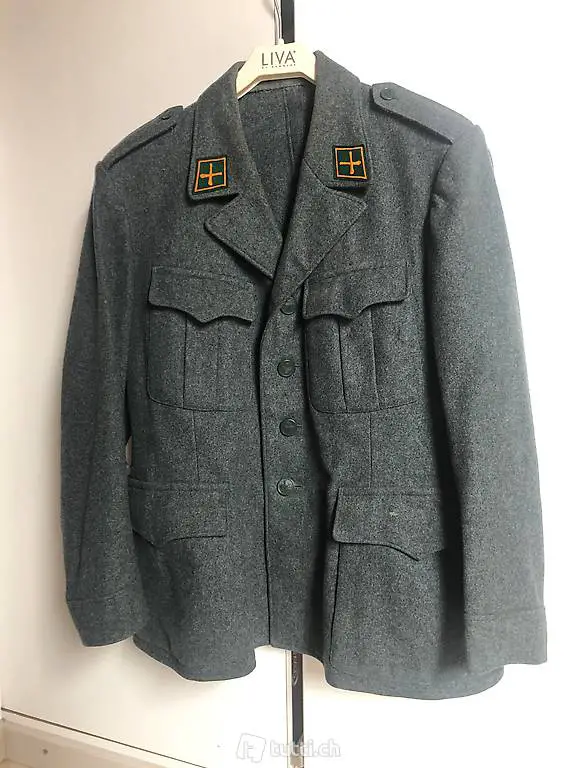  Schweizer Armeejacke Minenwerfer