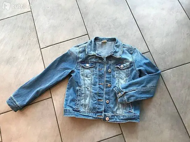 Jeansjacke, Gr. 140 (für Girls)
