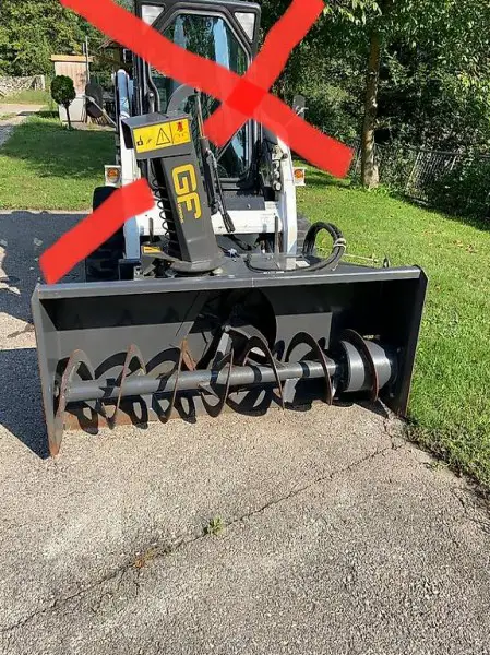 Fresa nave per bobcat