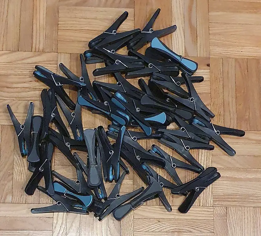 40x Wäscheklammern