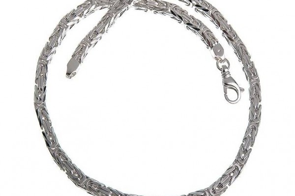  Königskette 6mm - 925 Silber 60CM NEU